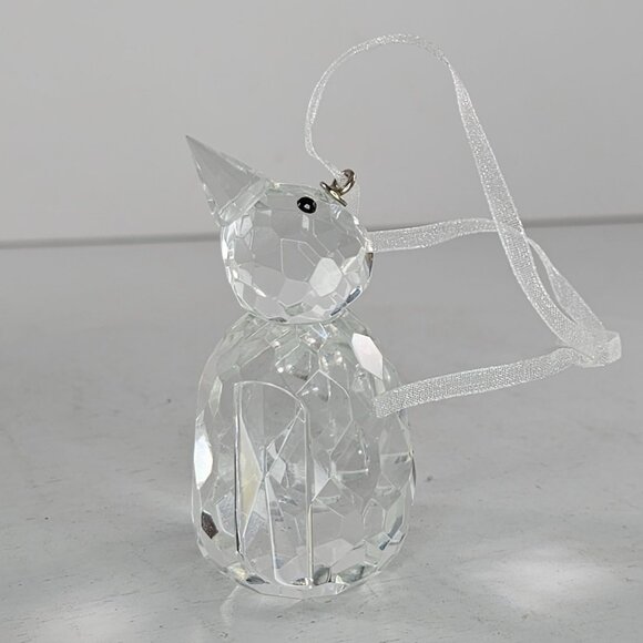 Dillard's Trimmings Crystal Penguin Ornament Ribbon Hanger Christmas Decor - Picture 4 of 8
